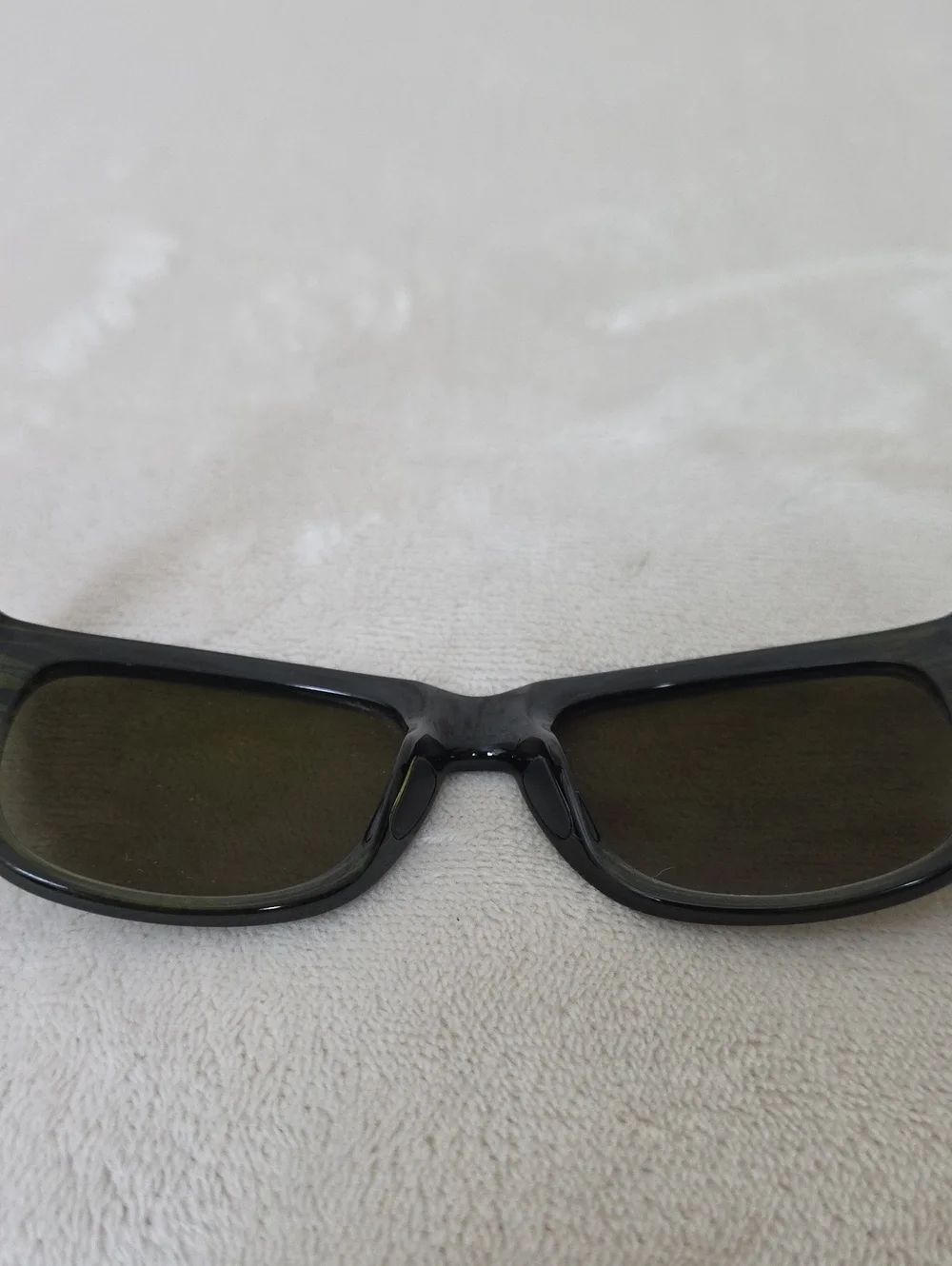 Maui Jim MJ730-15C Polarized Sunglasses Black Green Woodgrain 53-18-145